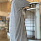 Nour Oversized Abaya - Plush Plisse Velour