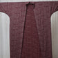 Nour Oversized Abaya - Burgundy Lace Performance