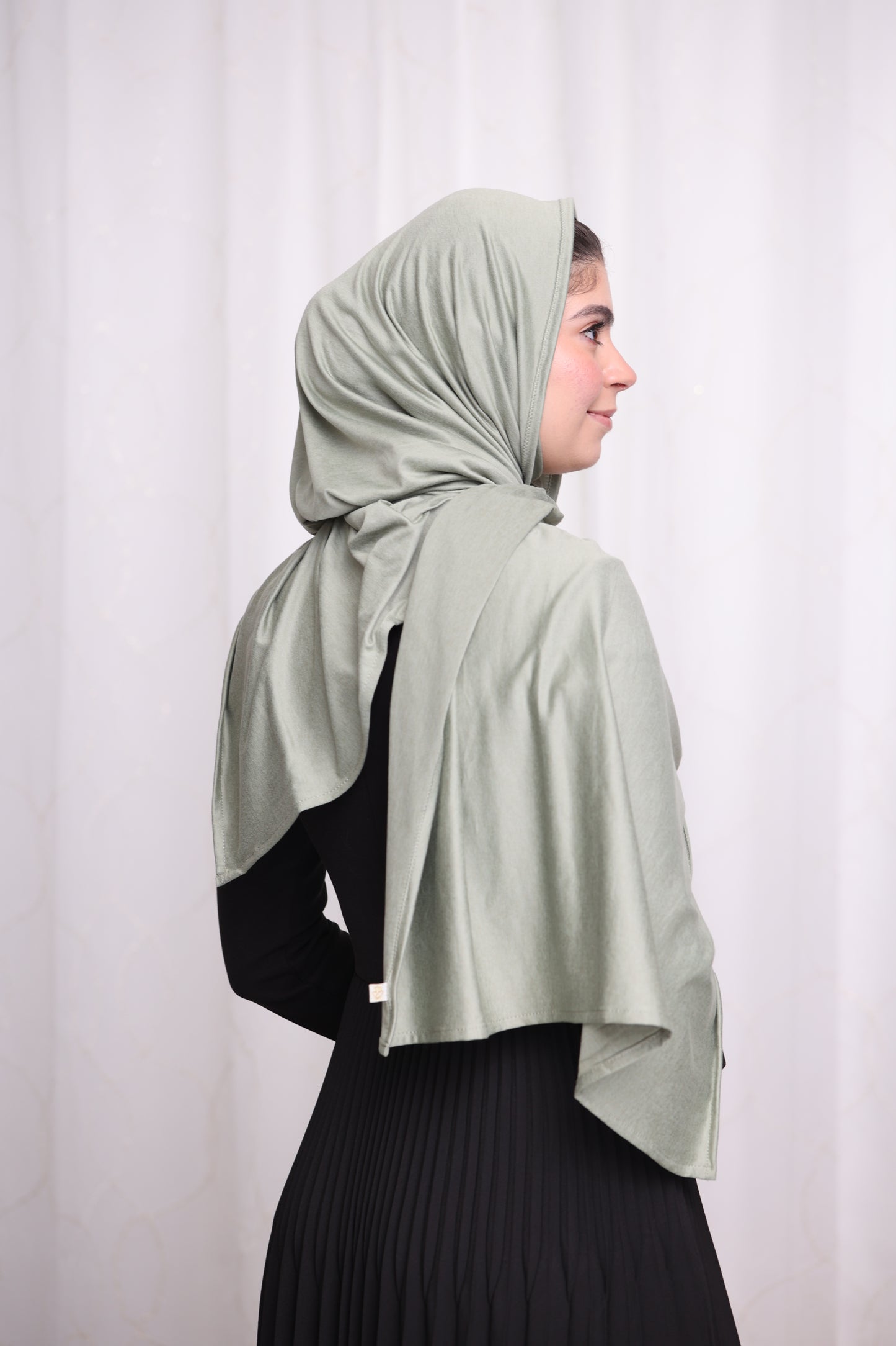 Performance Jersey Hijab: Sage