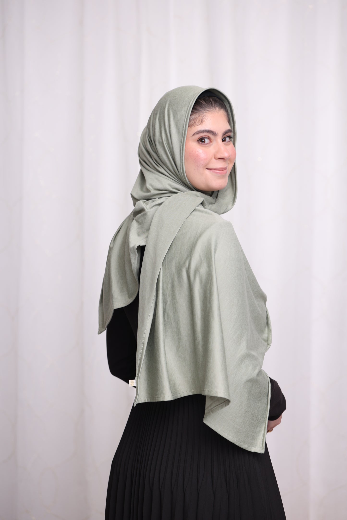 Performance Jersey Hijab: Sage