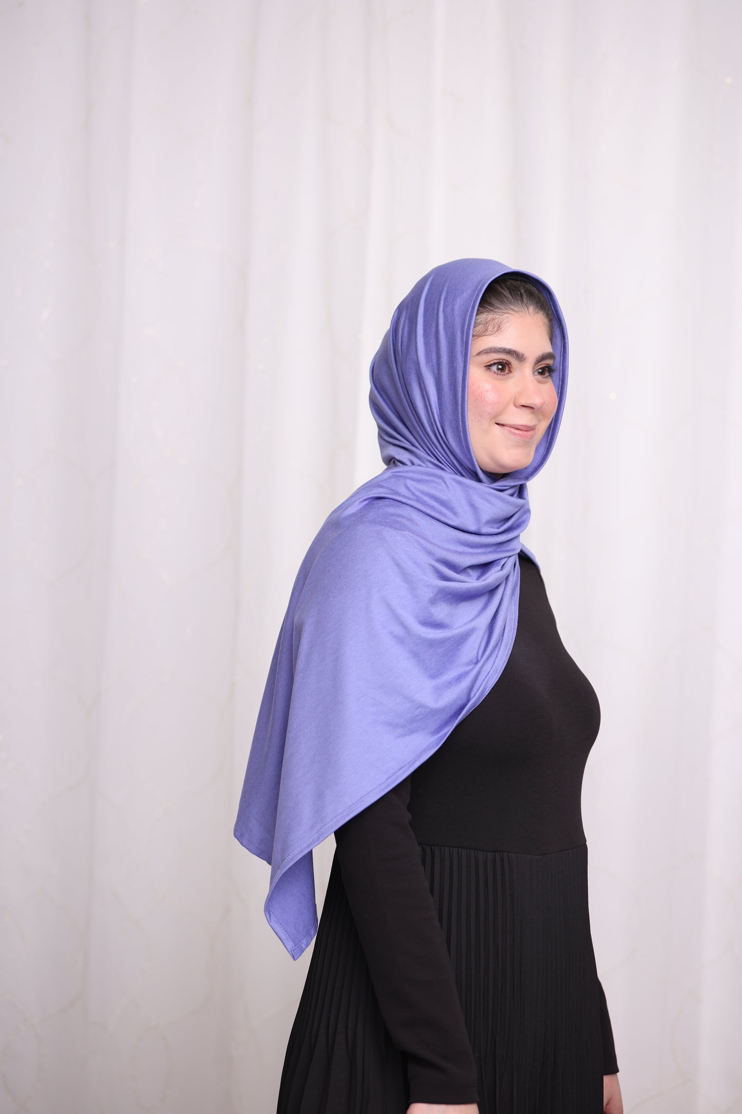 Performance Jersey Hijab: Periwinkle