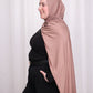 Jersey Hijab: Mushroom Brown
