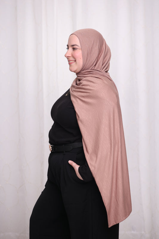 Jersey Hijab: Mushroom Brown