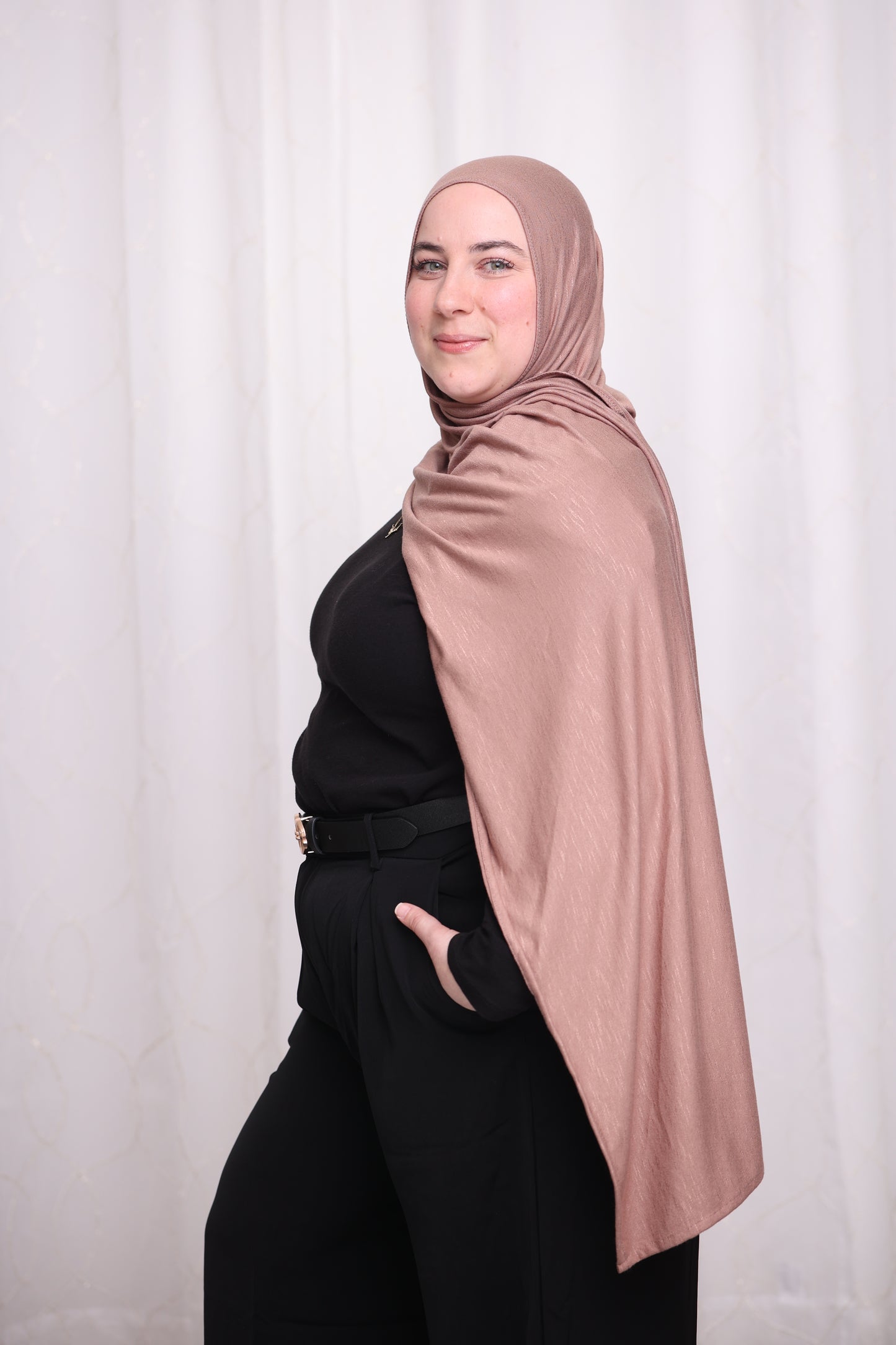 Jersey Hijab: Mushroom Brown