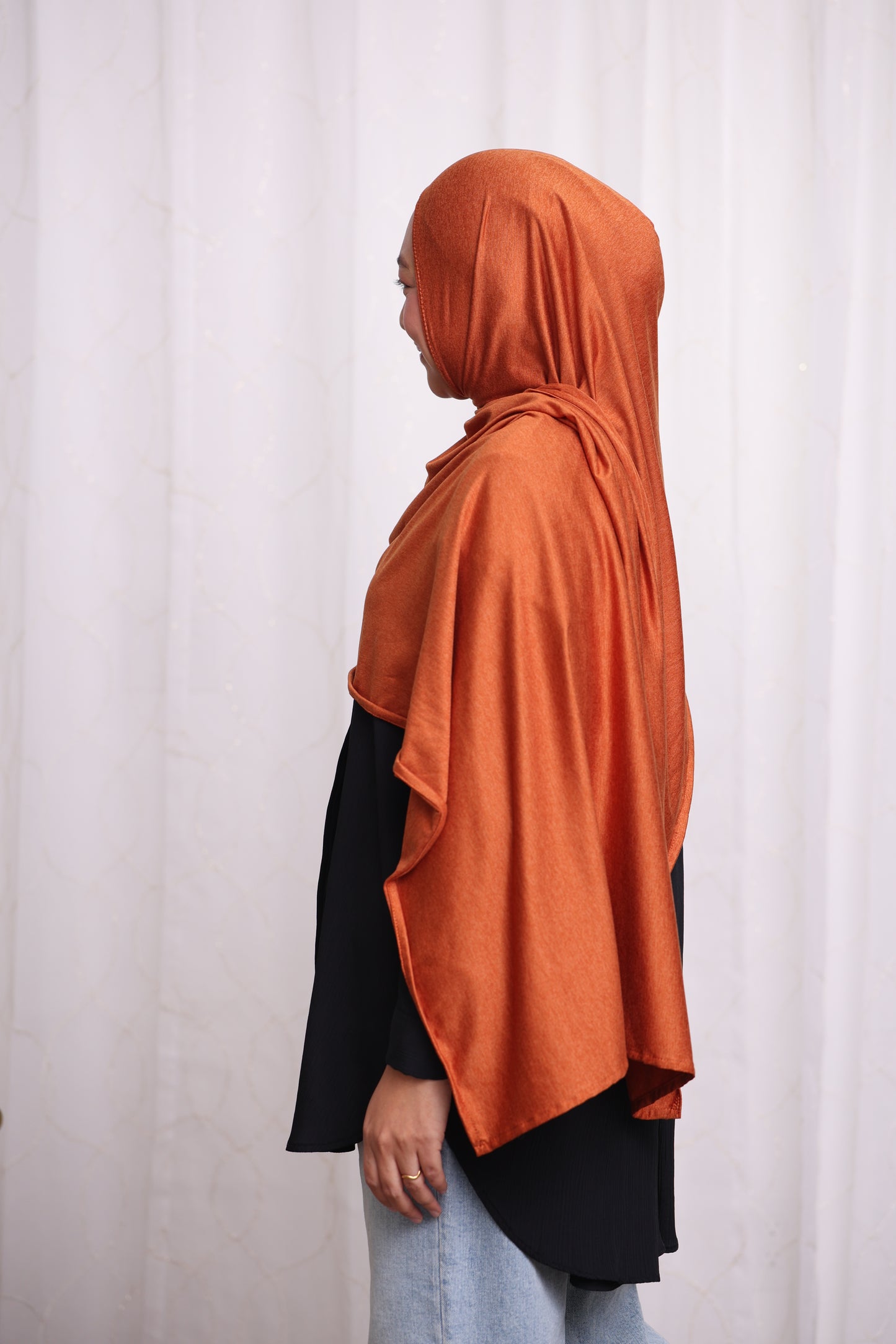 Performance Jersey Hijab: Pumpkin Spice