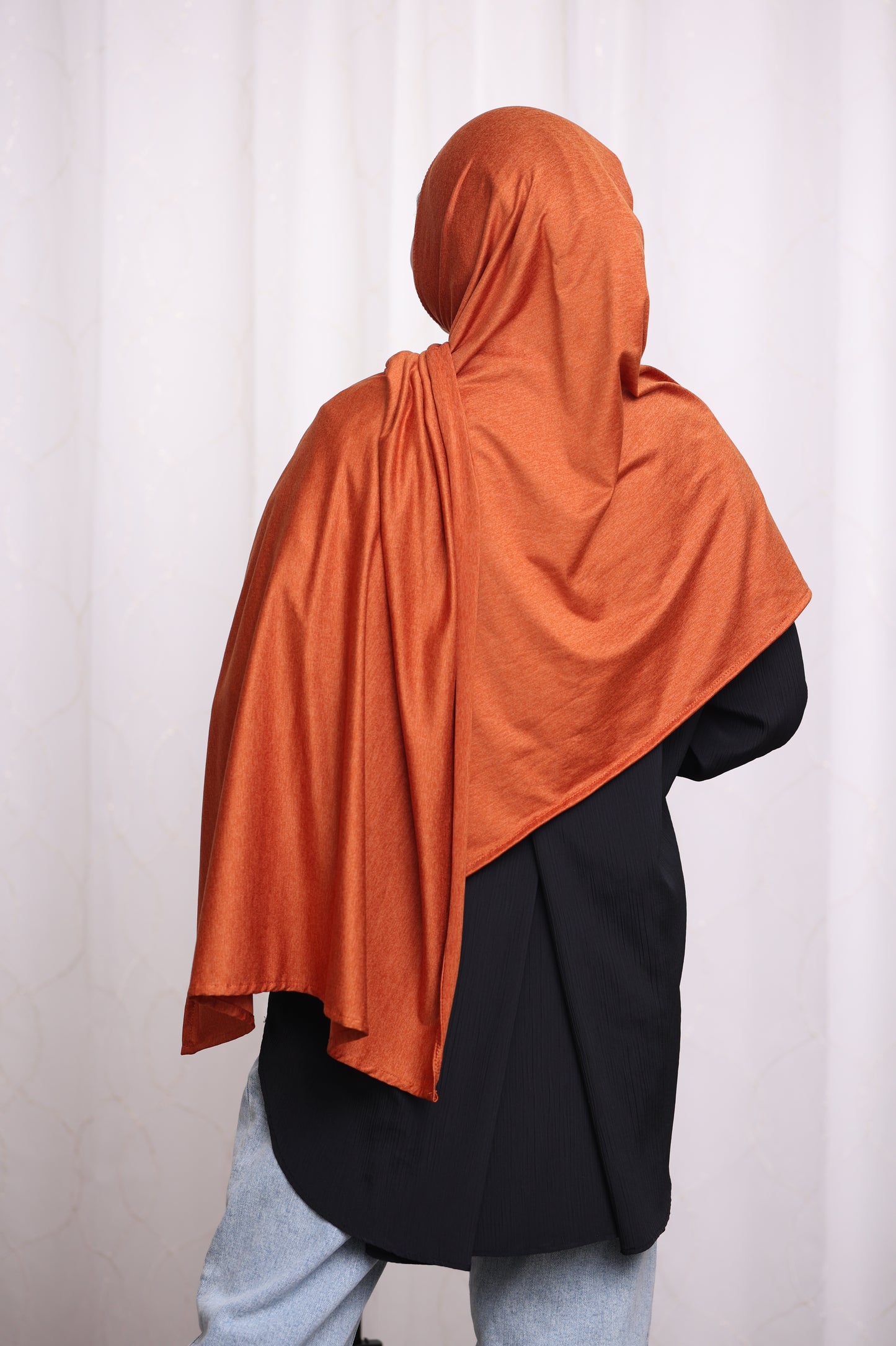 Performance Jersey Hijab: Pumpkin Spice