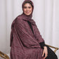 Performance Burnout Jersey Hijab: Burgundy Lace