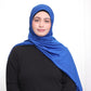 Performance Jersey Hijab: Cobalt Blue