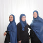 Jersey Hijab: Prussian Blue