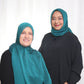 Iridescent Chiffon Hijab: Emerald