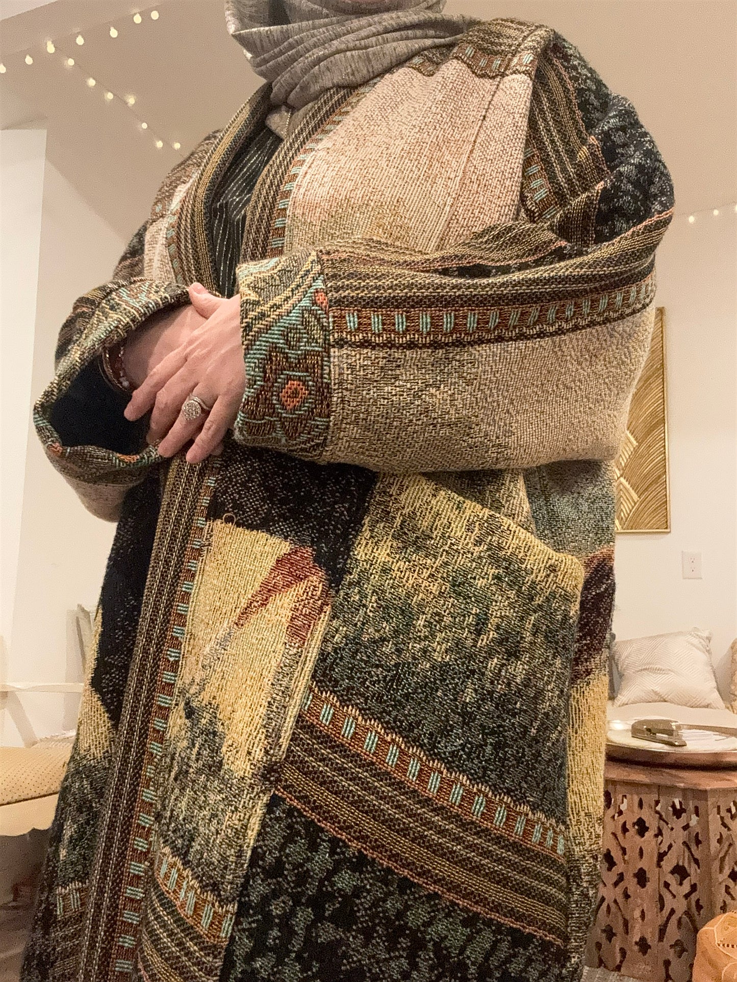 Up-cycled Pocket Anorak Abaya - Arabian Equestrian