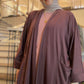 Pocket Anorak Abaya - Eggplant Athleisure