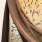 Iridescent Chiffon Hijab: Espresso