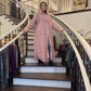 Chic Beaded Shirtdress