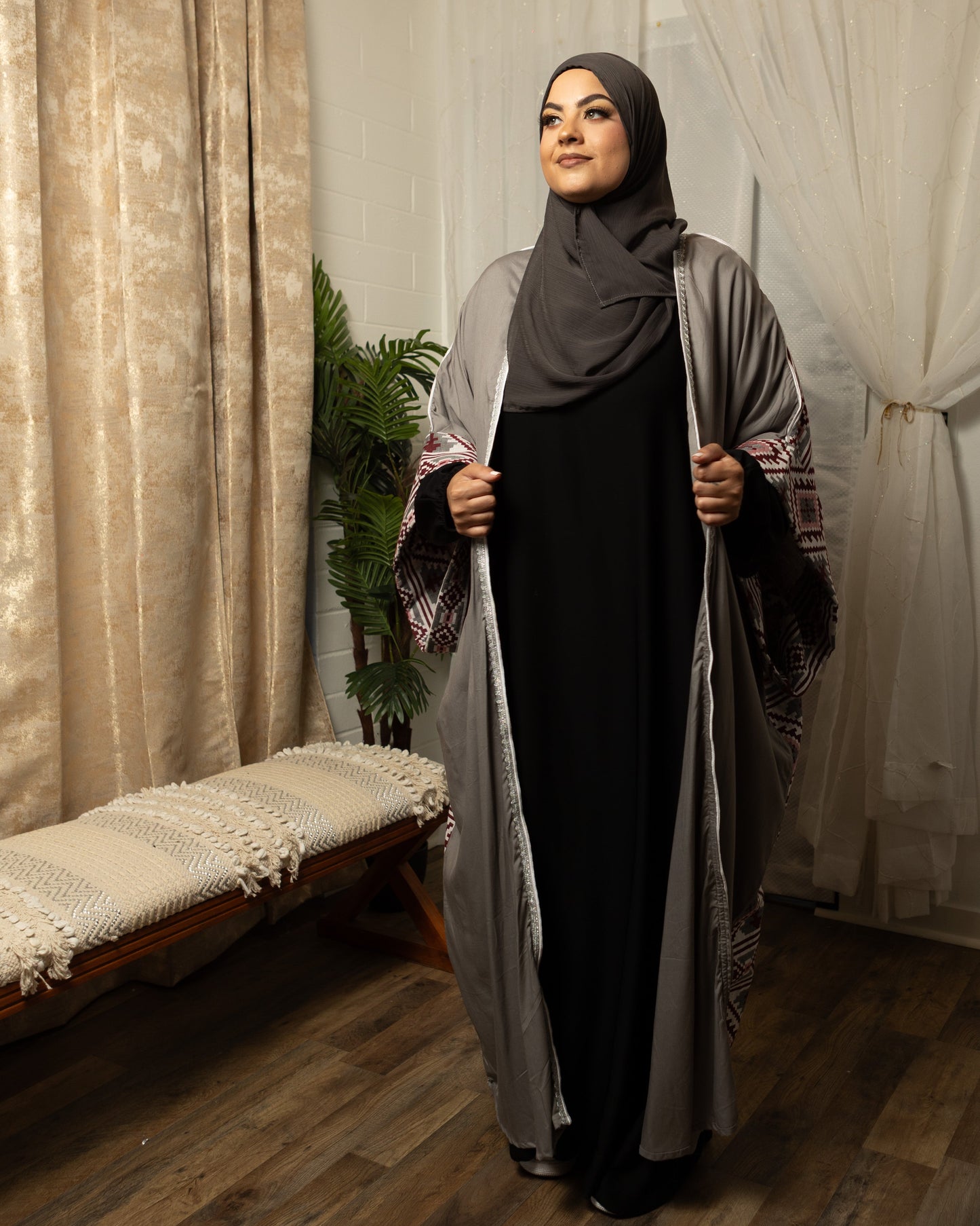 MC Woven Bisht: Medina Mauve