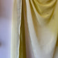 Crinkle Chiffon Hijab: Fade Lemon Yellow Grey