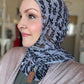 Burnout Tissue Jersey Hijab: Purposeful
