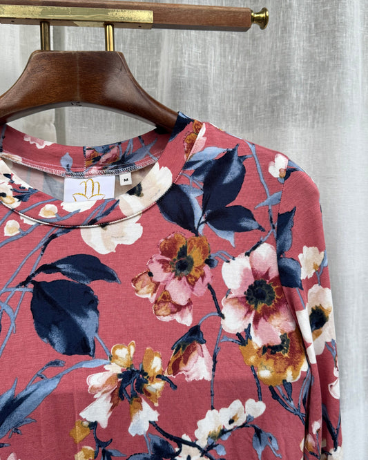 MC Everyday Active Tunic - Rosewood Garden