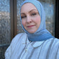 Jersey Hijab: Soft Pewter Blue