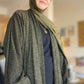 Pocket Anorak Sweater Abaya - Gilded Night Sky