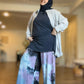 Jersey Palazzo Pant: Twilight Mist