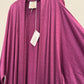 Nour Oversized Abaya - Purple Performance Jersey