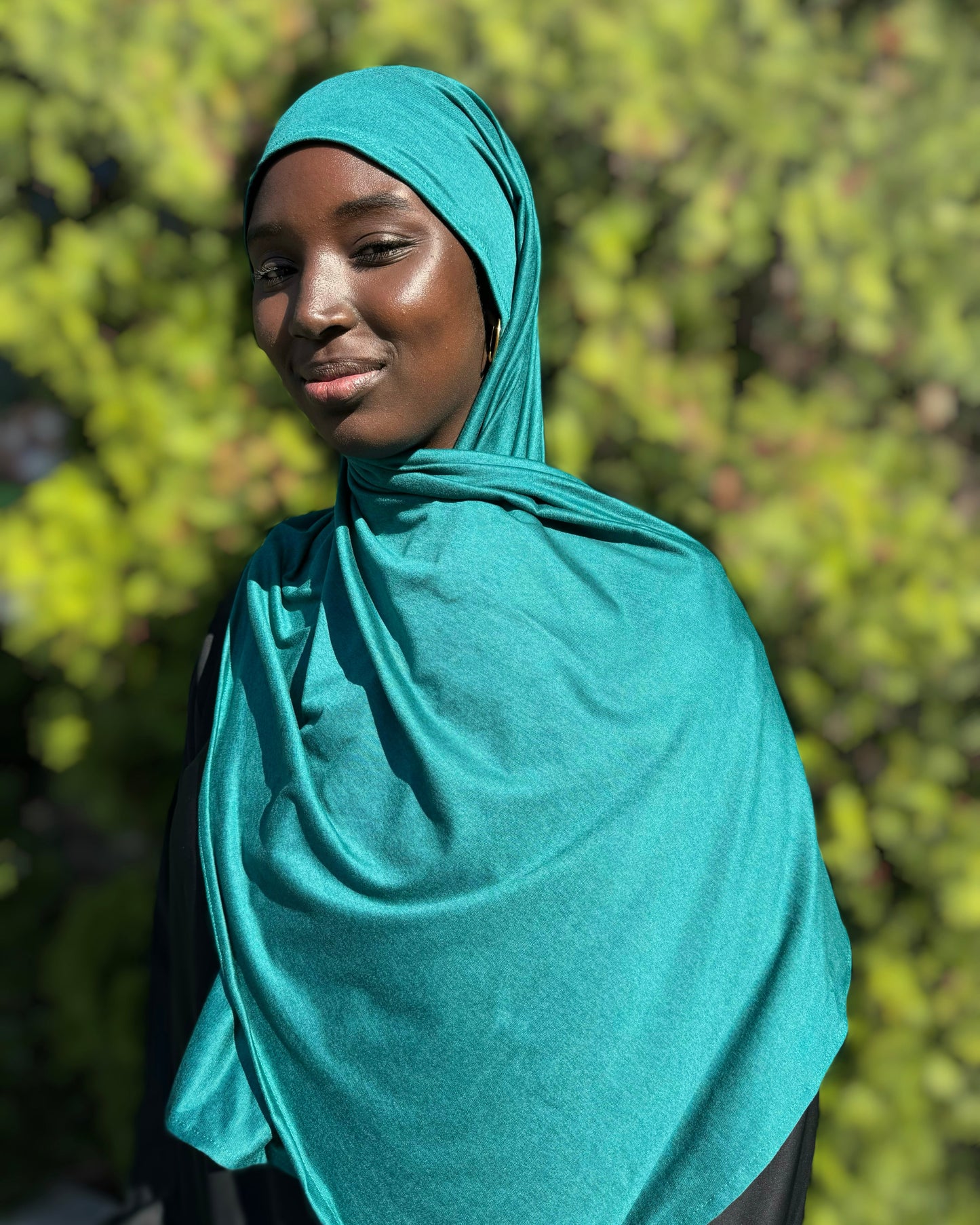 Performance Jersey Hijab: Emerald City