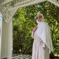 Hybrid Modal Jersey Hijab: Bright White
