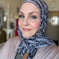 Burnout Tissue Jersey Hijab: Purposeful