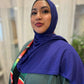 Jersey Hijab: Indigo