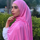 Performance Jersey Hijab: Camellia Pink