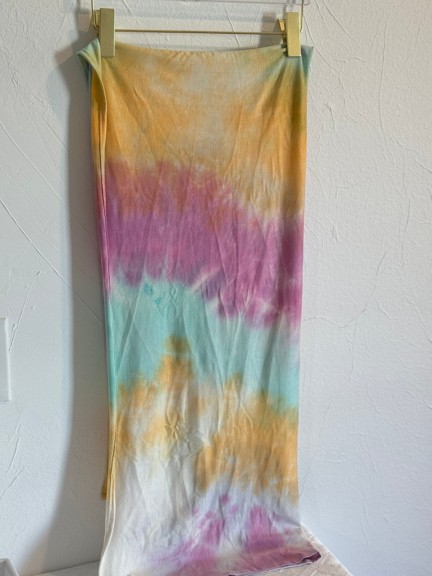 Tie Dye Jersey Hijab: Unicorn Rainbow