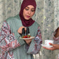 Pocket Anorak Abaya — Eucalyptus & Paisley