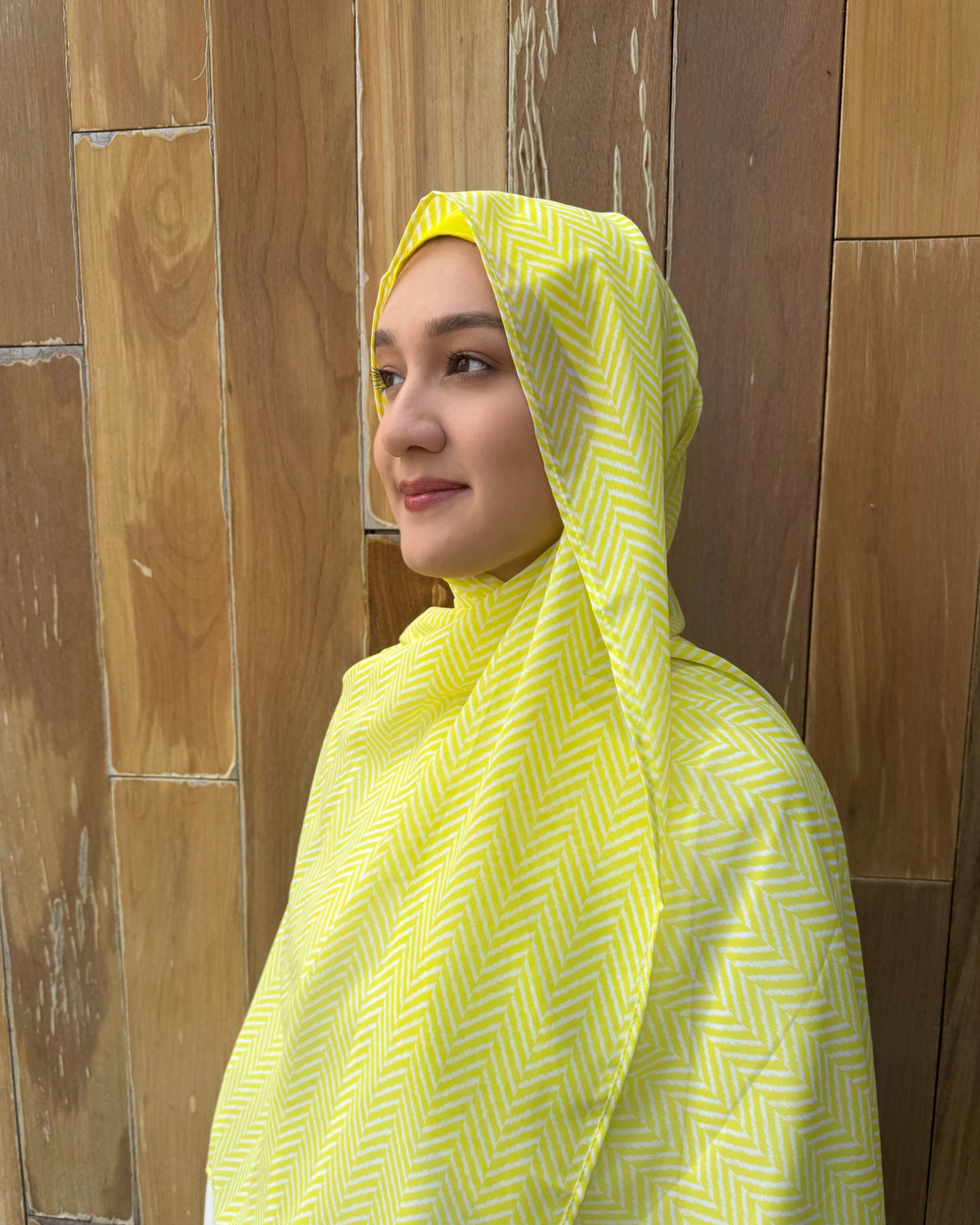 Chiffon Hijab: Shamsa Chevron