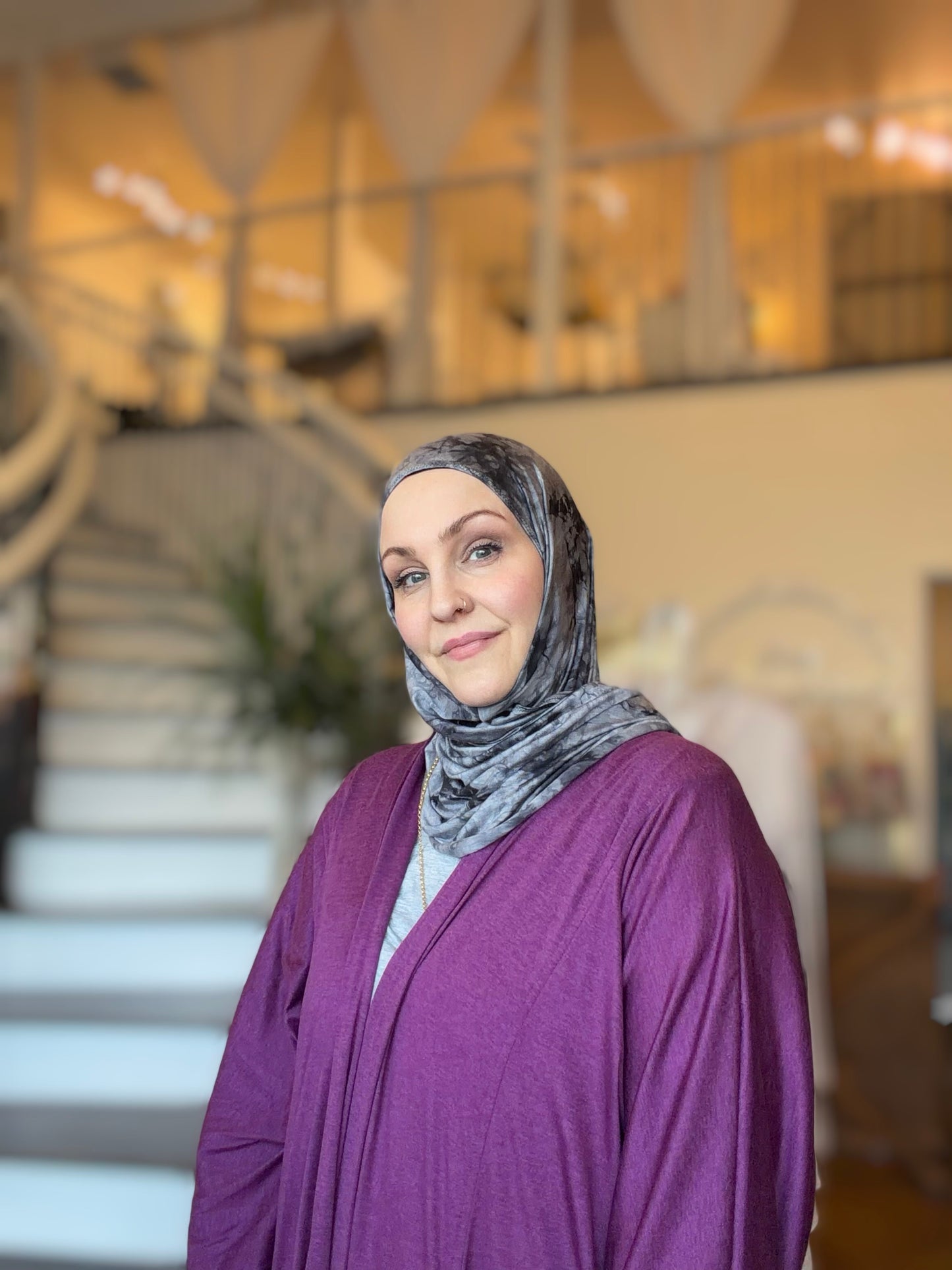 Tie Dye Jersey Hijab: Lenora