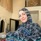 Printed Jersey Hijab: Tausala Island Beauty