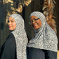 Printed Jersey Hijab: Subtle Tigre