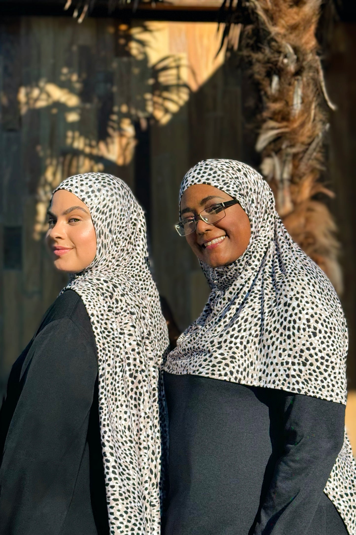 Printed Jersey Hijab: Subtle Tigre