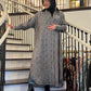 Chic Beaded Shirtdress