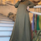 Primo Athleisure Dress - Za'atar Olive Performance Jersey