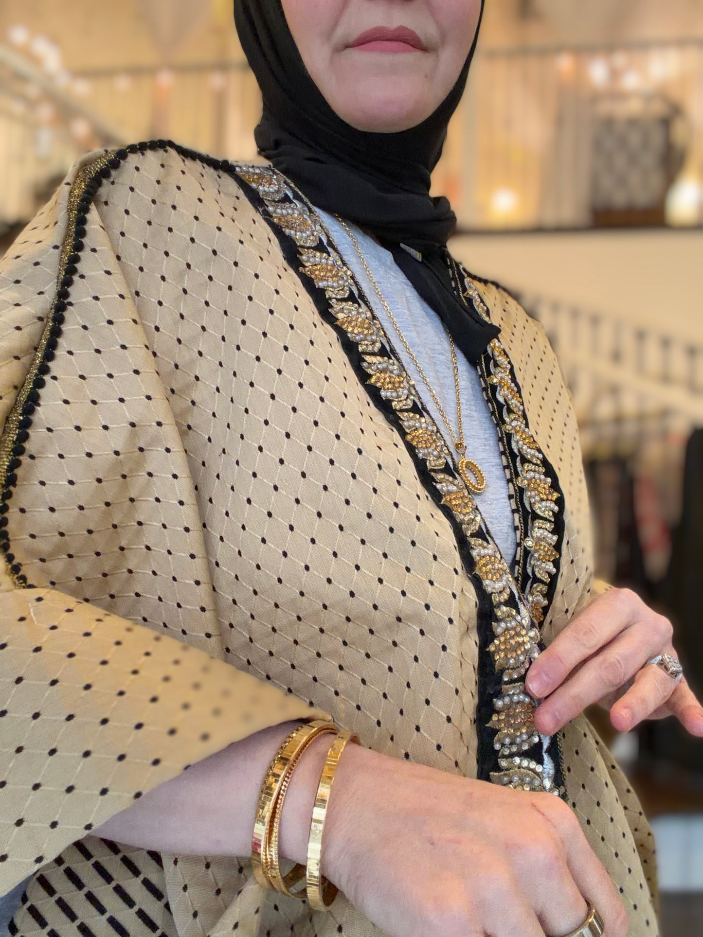 Cultural Fusion Bisht - Desert Relic