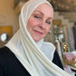 Jersey Hijab: Cream