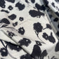 Printed Jersey Hijab: Black Dandelion Puffs
