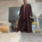 Pocket Anorak Abaya - Eggplant Athleisure