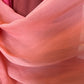 Extra Wide Crinkle Chiffon Hijab: Salmon