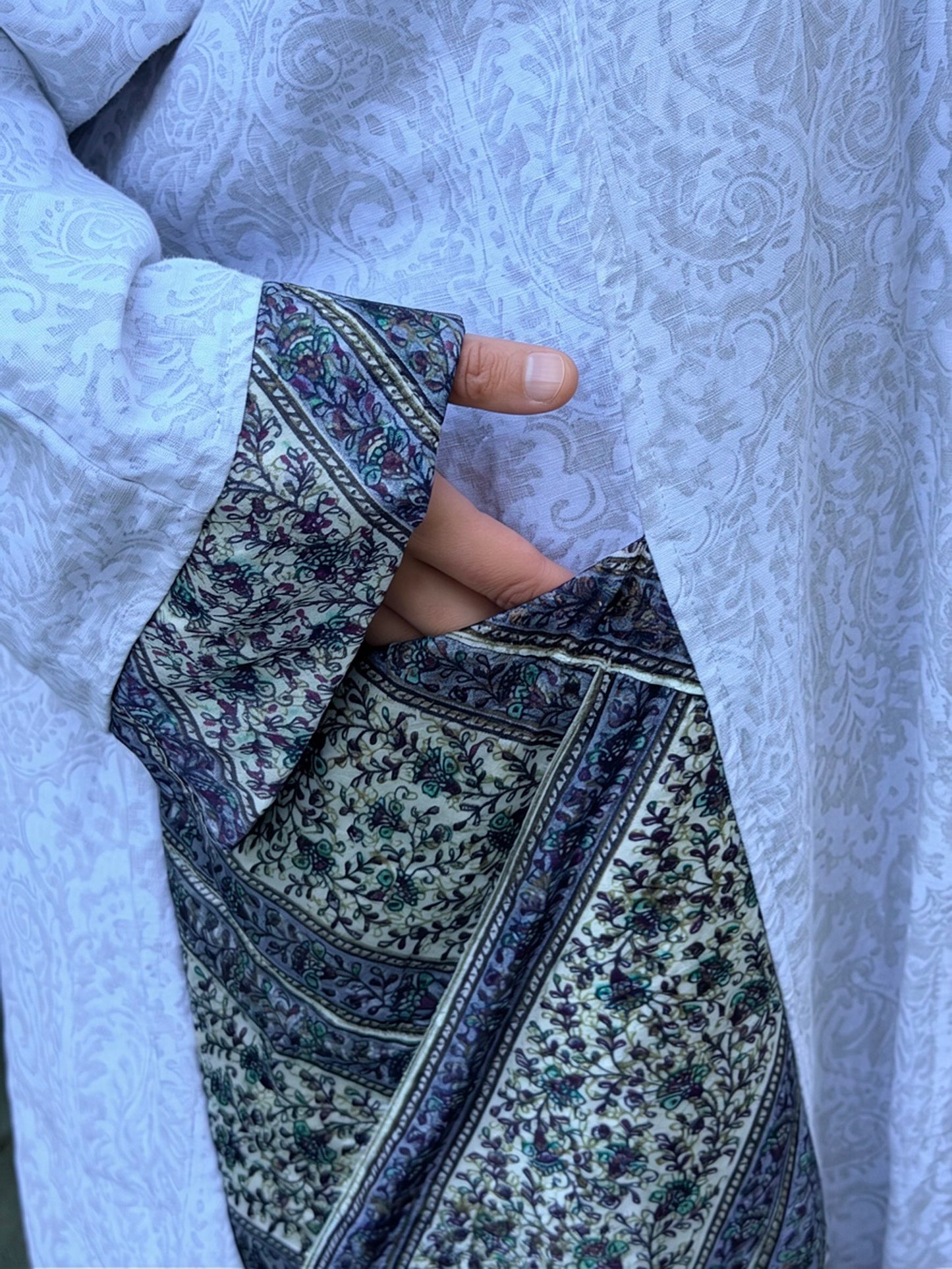 Pocket Anorak Abaya — Linen & Indigo