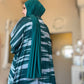 Nour Oversized Abaya - Green Lightning