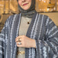 Nour Oversized Abaya - Celestial Tide