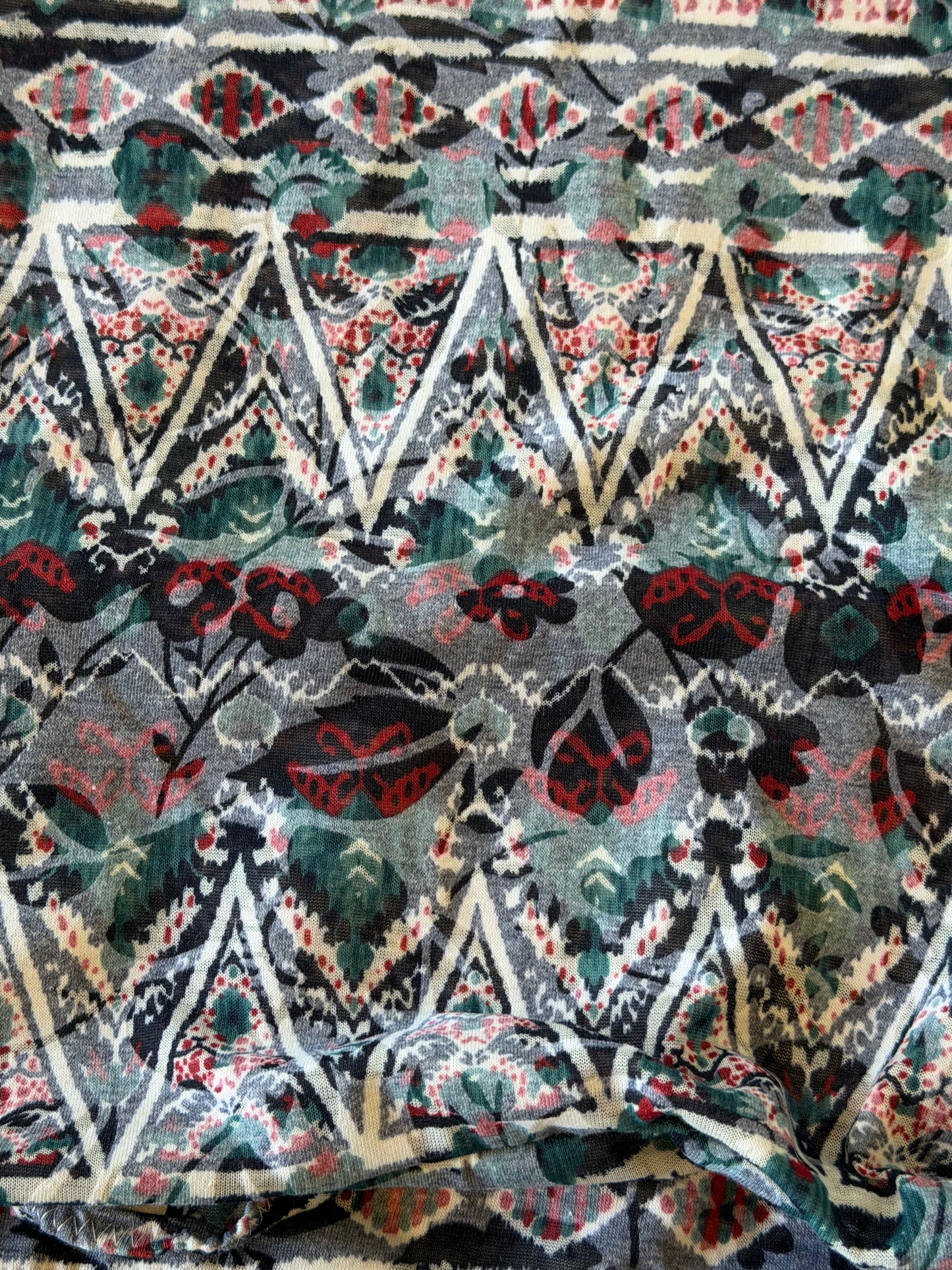 Printed Burnout Jersey Hijab: Soraya