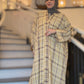 Nour Oversized Abaya - Westminster Plaid